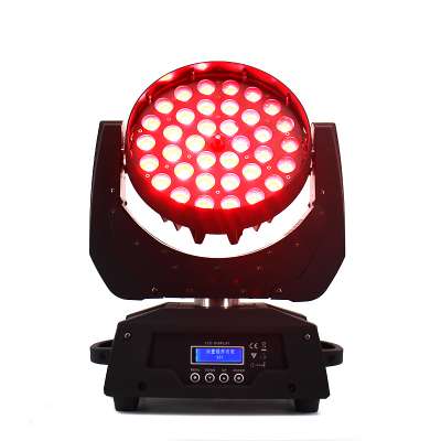 dj disco wedding party stage lighting 36x10w rgbw 4in1 led  moving head wash with zoom