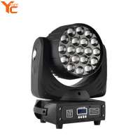 Tested Stage Light Manufacturer Cheap Price 4-In-1 Guangzhou 19pcs Led Moving Head Zoom Light